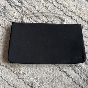 HL Vintage Harry Levine Clutch Bag Black